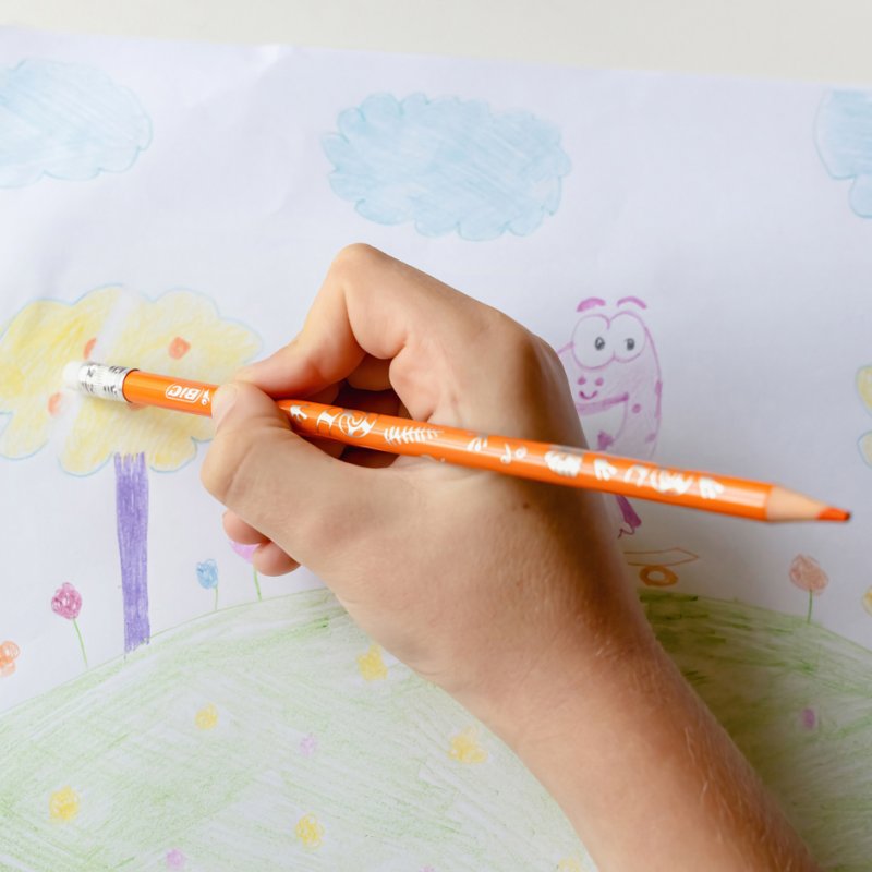 BIC Kids kleurpotloden uitwisbaar 24 stuks etui